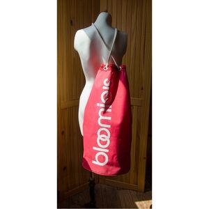 Vintage 1980's Lipstick Red BLOOMIES Large Duffle Bag